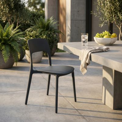 SATOSHI - sedia di design moderno in polipropilene