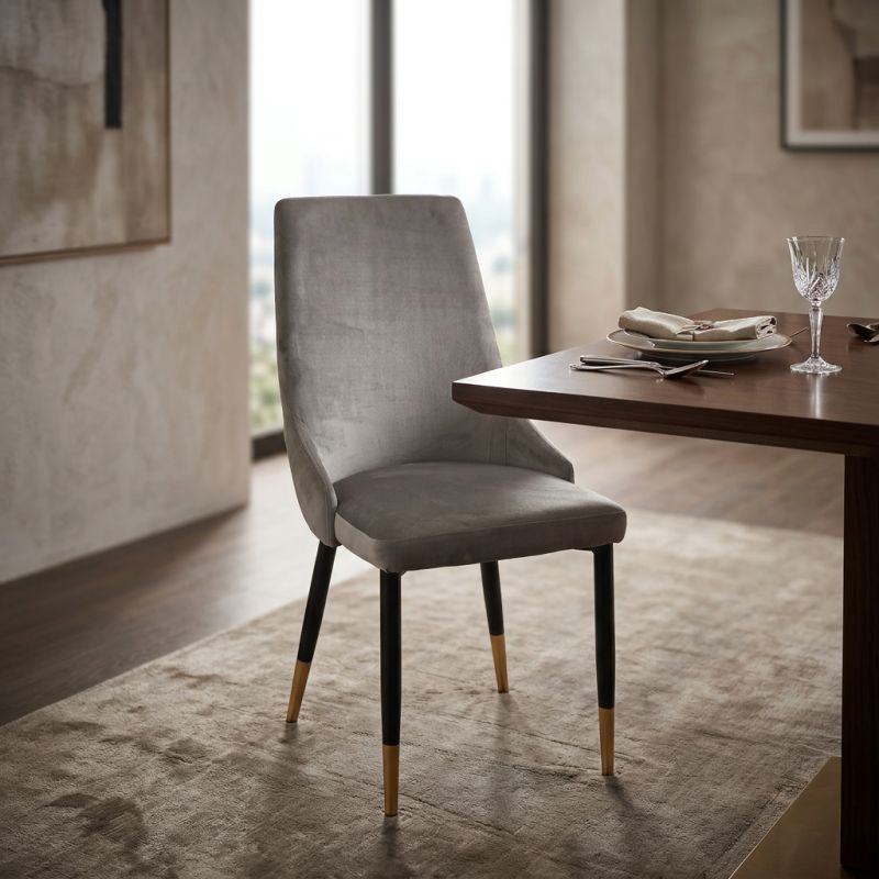 ARLETTE - sedia di design moderno in velluto