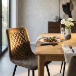 AULENA - sedia di design moderno in velluto