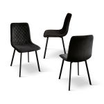 AULENA - sedia di design moderno in velluto