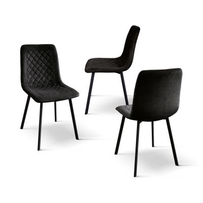 AULENA - sedia di design moderno in velluto