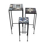 SILVES - set tre fioriere quadrate