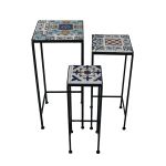 ALMADA - set tre fioriere quadrate