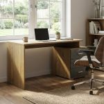 LIPSIA - scrivania con cassettiera