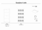 BEA - scarpiera a 4 ante