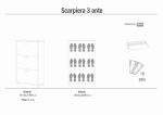 PAC - scarpiera a 3 ante