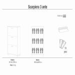 PAC - scarpiera a 3 ante