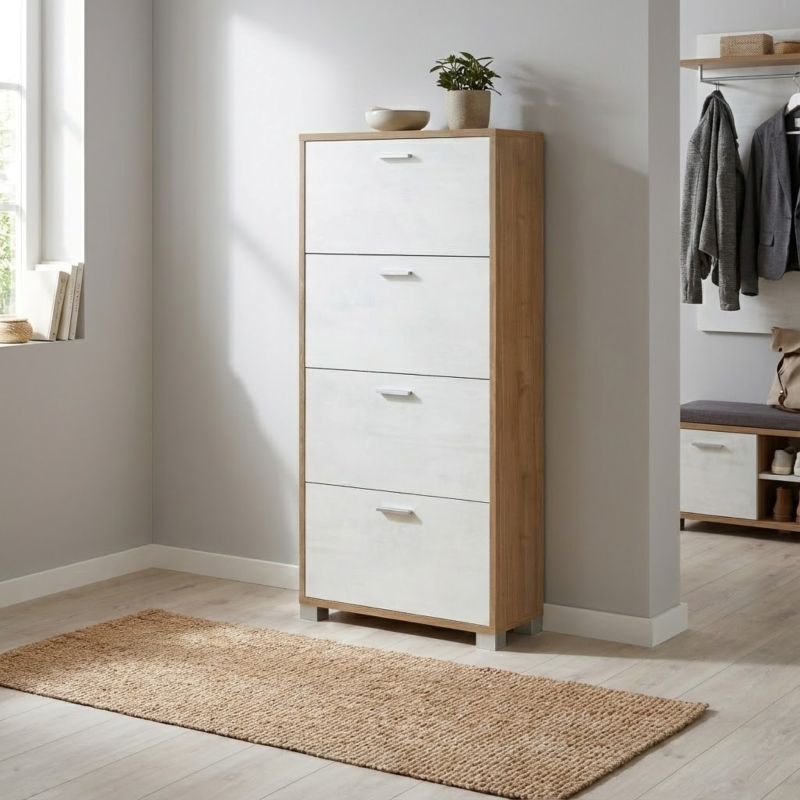 ESSENZA - scarpiera a 4 ante