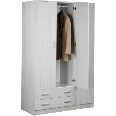 ARGON - armadio con tre ante e due cassetti