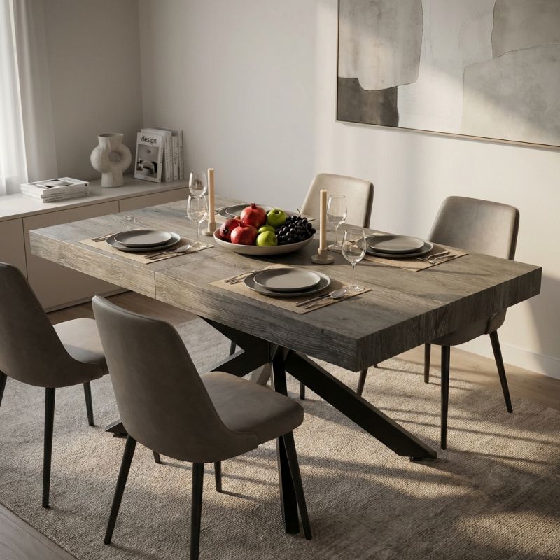 SEGIMERUS - tavolo da pranzo allungabile