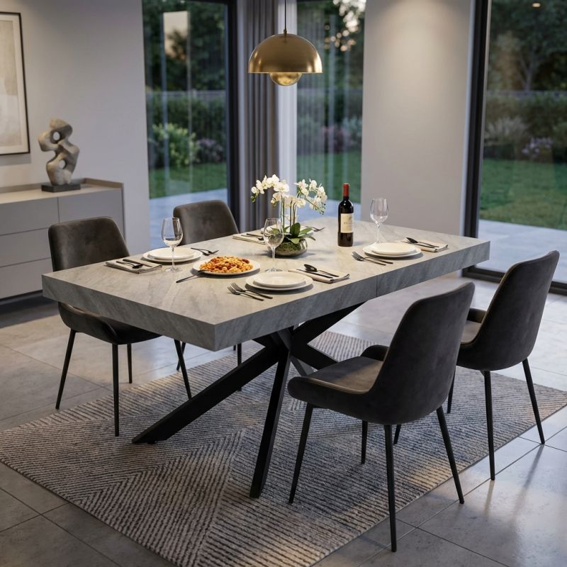 SEGIMERUS - tavolo da pranzo allungabile