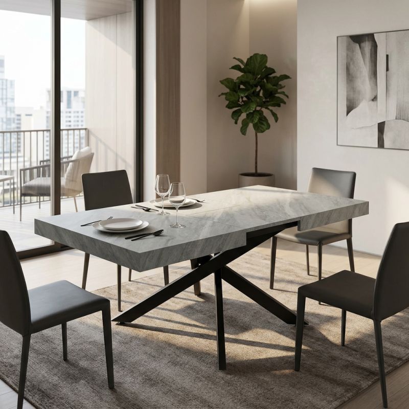 SEGIMERUS - tavolo da pranzo allungabile