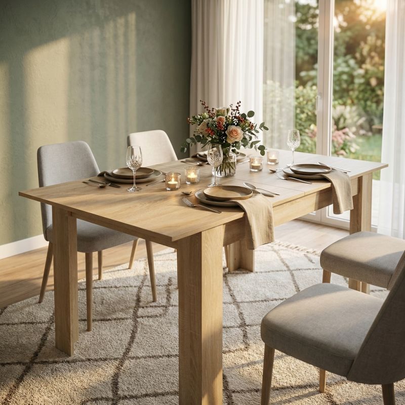 THEODISCUS - tavolo da pranzo allungabile