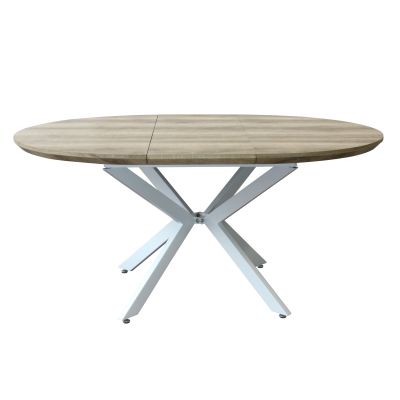 RODERICUS - tavolo da pranzo rotondo allungabile