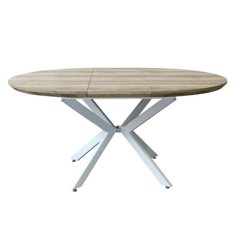 RODERICUS - tavolo da pranzo rotondo allungabile