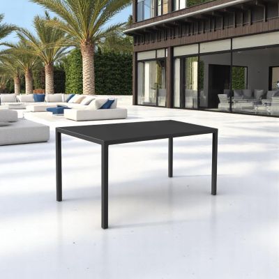 AUTOLIV - tavolo da esterno autolivellante in acciaio cm 80 x 120 x 76 h