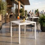 SMOKY - tavolo autolivellante 90x90