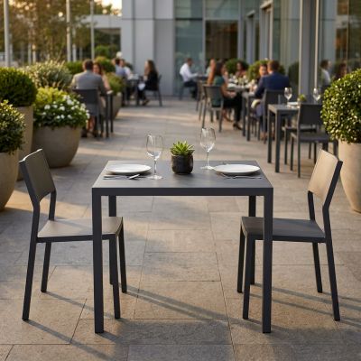 SMOKY - tavolo autolivellante 90x90