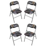LUCIE - sedia pieghevole salvaspazio set da 4 city
