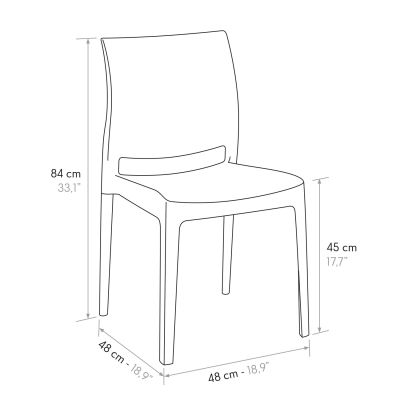 ELLIOT - sedia di design moderno polipropilene