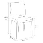 ELLIOT - sedia di design moderno polipropilene