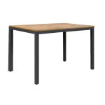 DAKARI - tavolo da pranzo con struttura nera