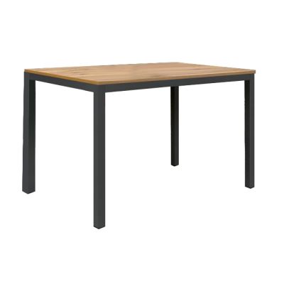DAKARI - tavolo da pranzo con struttura nera