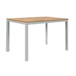 DAKARI - tavolo da pranzo con struttura bianca