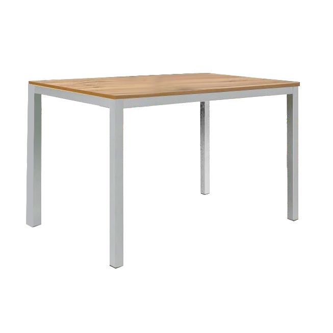 DAKARI - tavolo da pranzo con struttura bianca