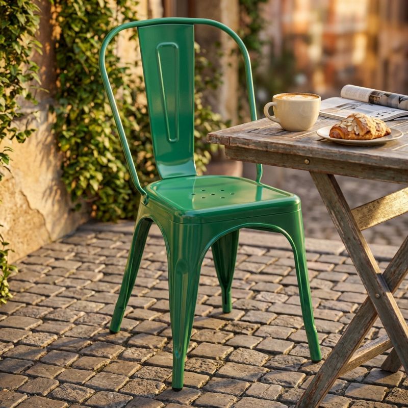 AGATHA - sedia in metallo industrial