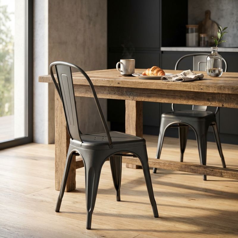 AGATHA - sedia in metallo industrial