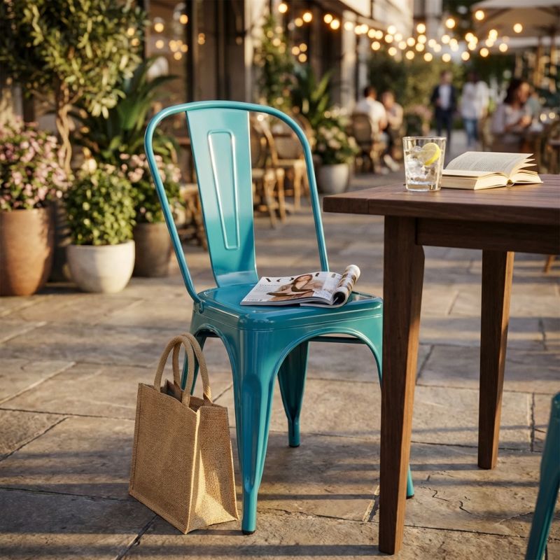 AGATHA - sedia in metallo industrial