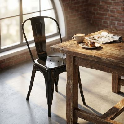 AGATHA - sedia in metallo industrial