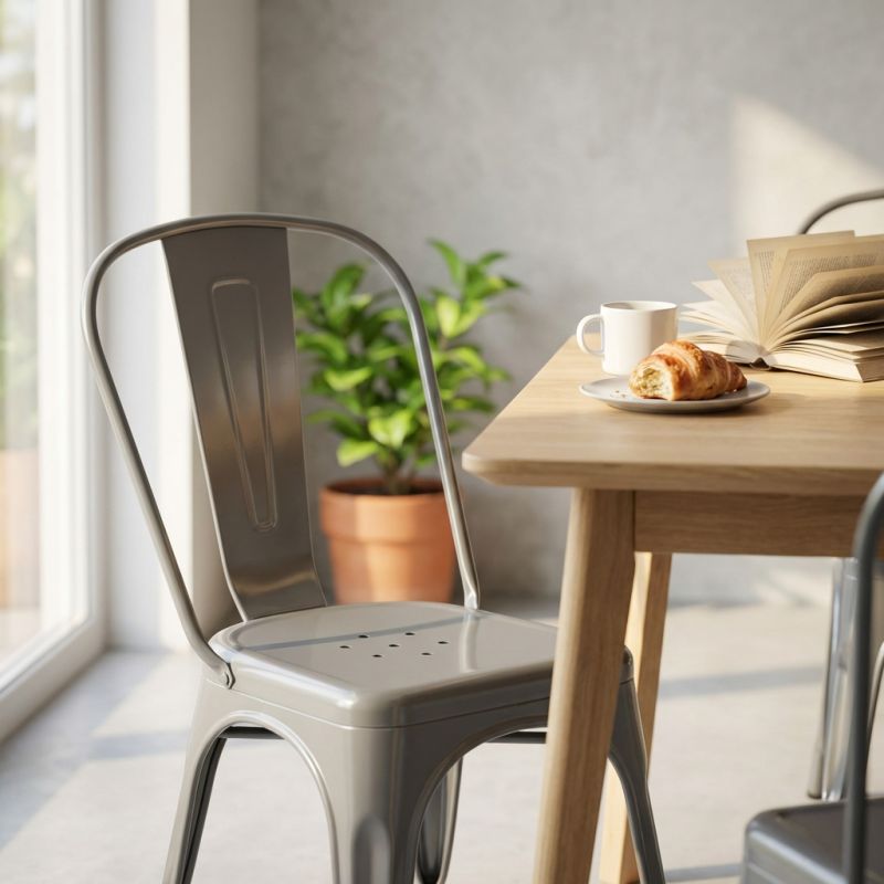 AGATHA - sedia in metallo industrial