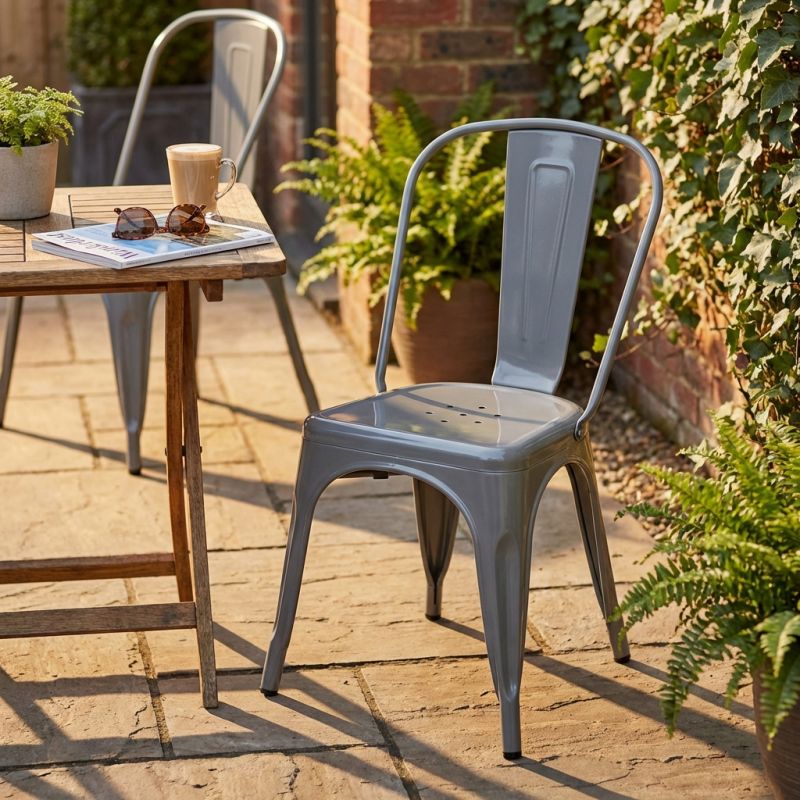 AGATHA - sedia in metallo industrial