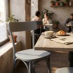 CHELSEA - sedia in legno di olmo