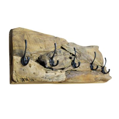 ISIDOR - appendiabiti in legno di teak