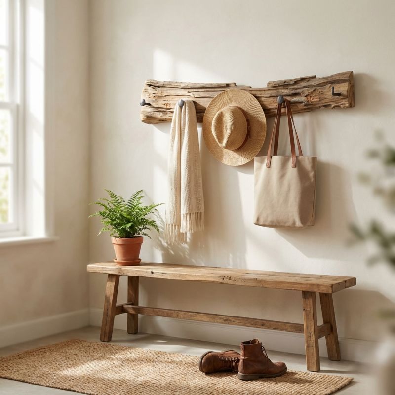 GAMP - appendiabiti in legno di teak