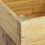 SMITH - set di 3 cassette in legno di mogano