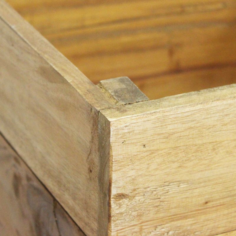 SMITH - set di 3 cassette in legno di mogano