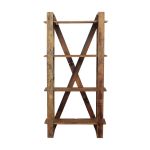 TEMPUS - mobile in legno riciclato con 4 ripiani