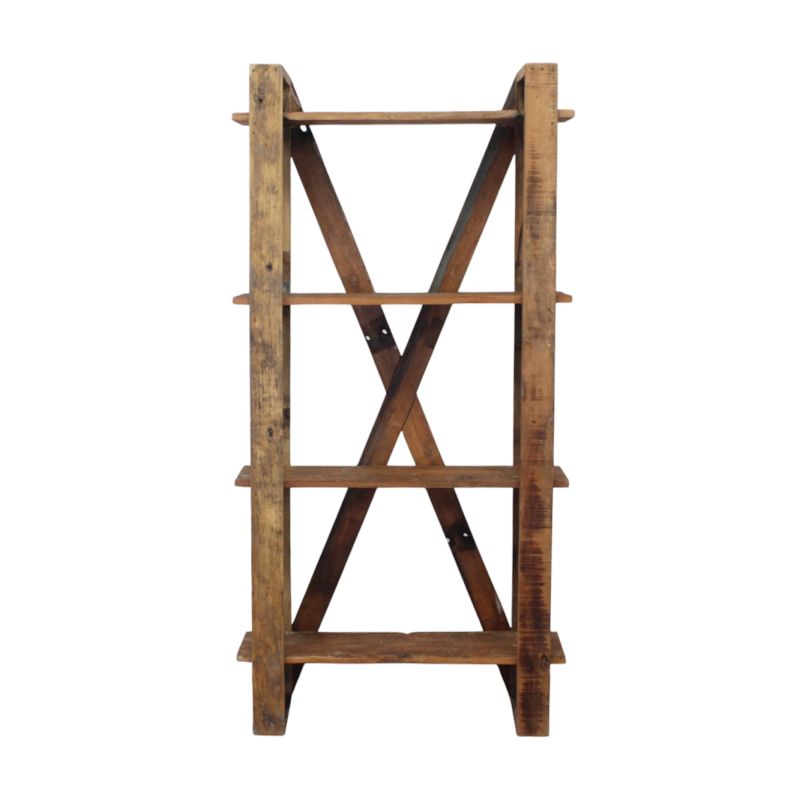 TEMPUS - mobile in legno riciclato con 4 ripiani