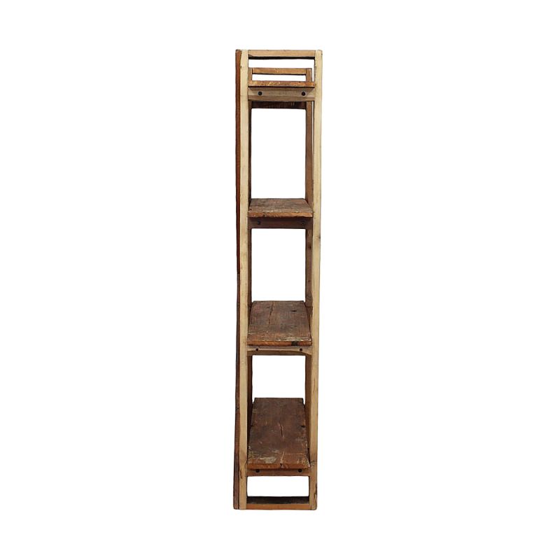 TEMPUS - mobile in legno riciclato con 4 ripiani