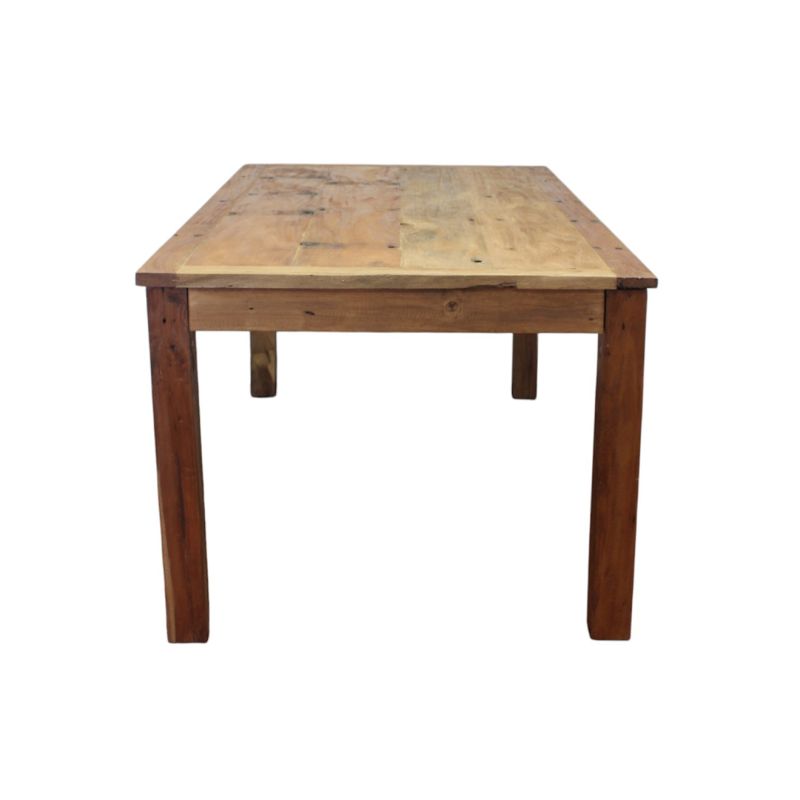 PERSEUS - tavolo da pranzo fisso in legno riciclato