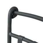 ODETTE - sedia in metallo verniciato a polvere antracite