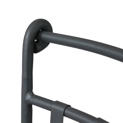 ODETTE - sedia in metallo verniciato a polvere antracite