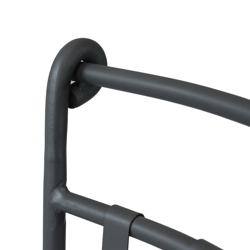 ODETTE - poltrona in metallo verniciato a polvere antracite