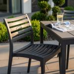 ZULE - sedia in polipropilene impilabile