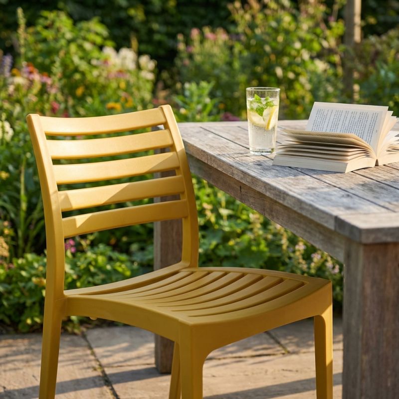 ZULE - sedia in polipropilene impilabile