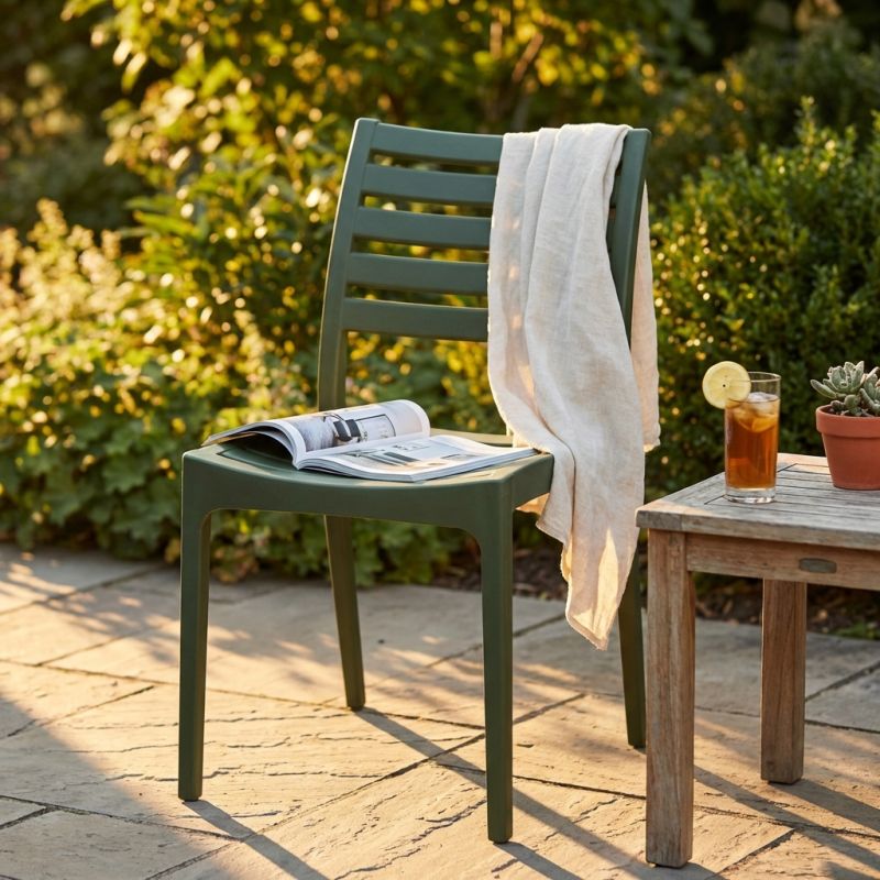 ZULE - sedia in polipropilene impilabile